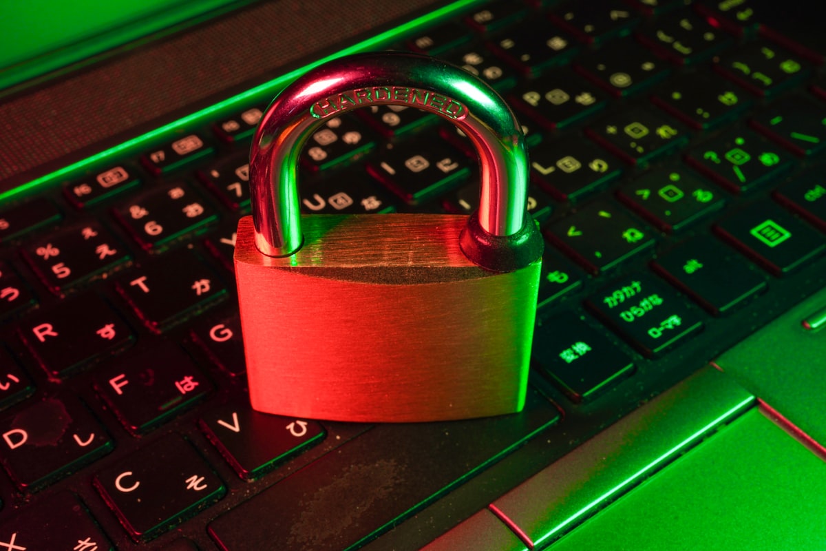 Cybersecurity Lock - Digital Protection
