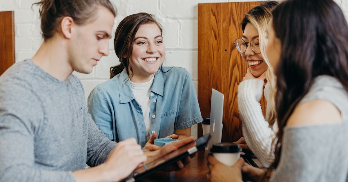 Entrepreneur analysing customer feedback data