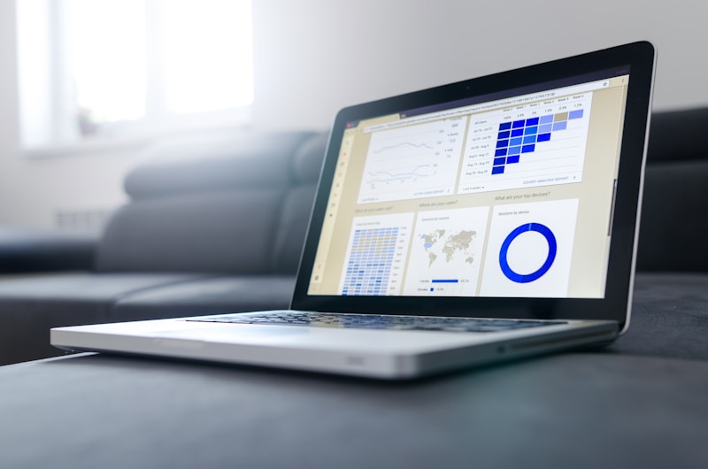 Analytics and search visibility dashboard